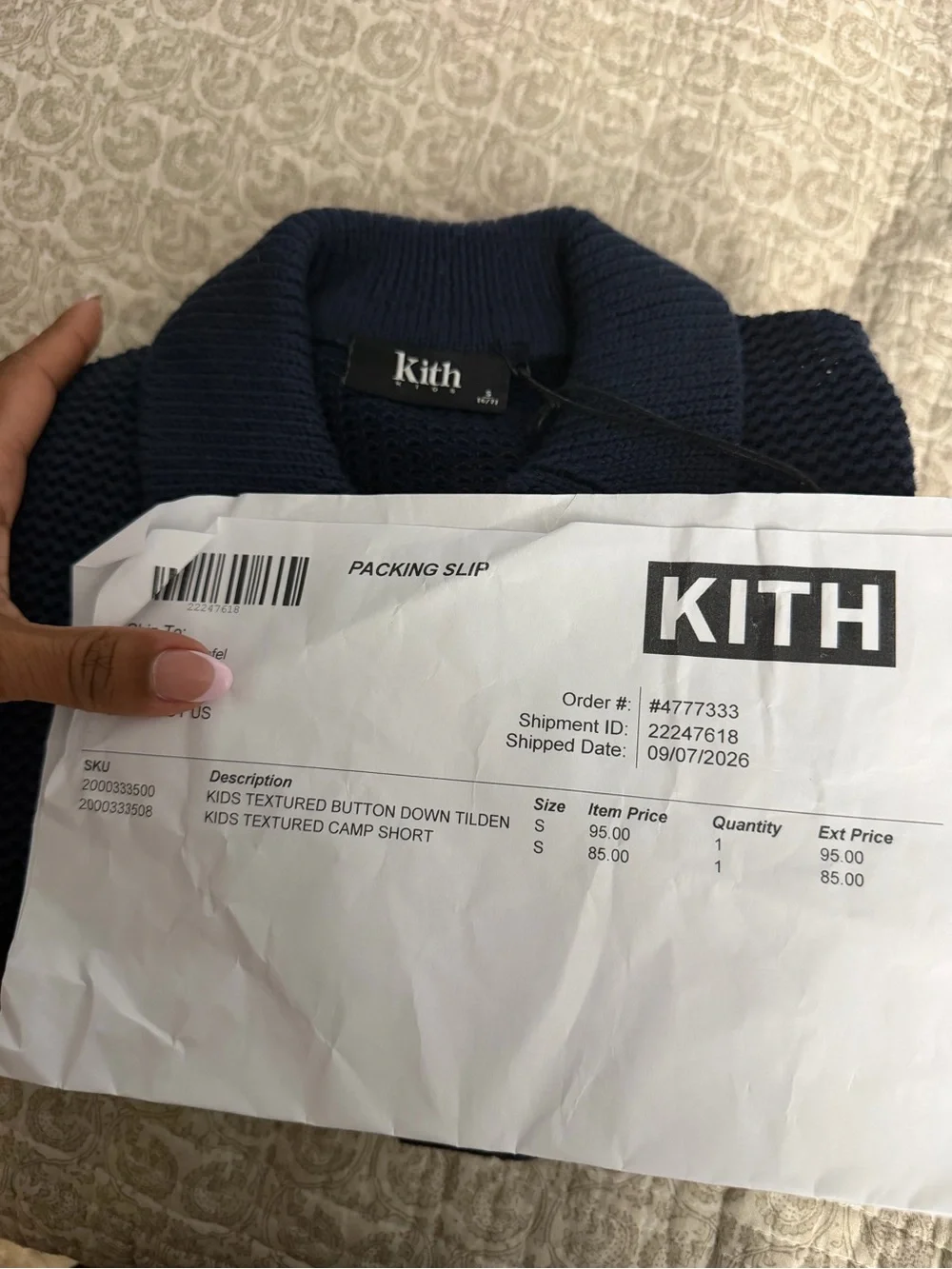 Kith brand new
